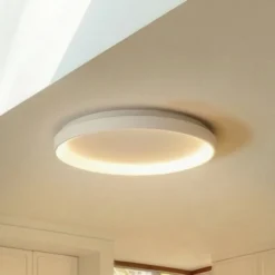Arcchio LED-Deckenleuchte Vivy, Ø 58 cm, weiß, Metall
