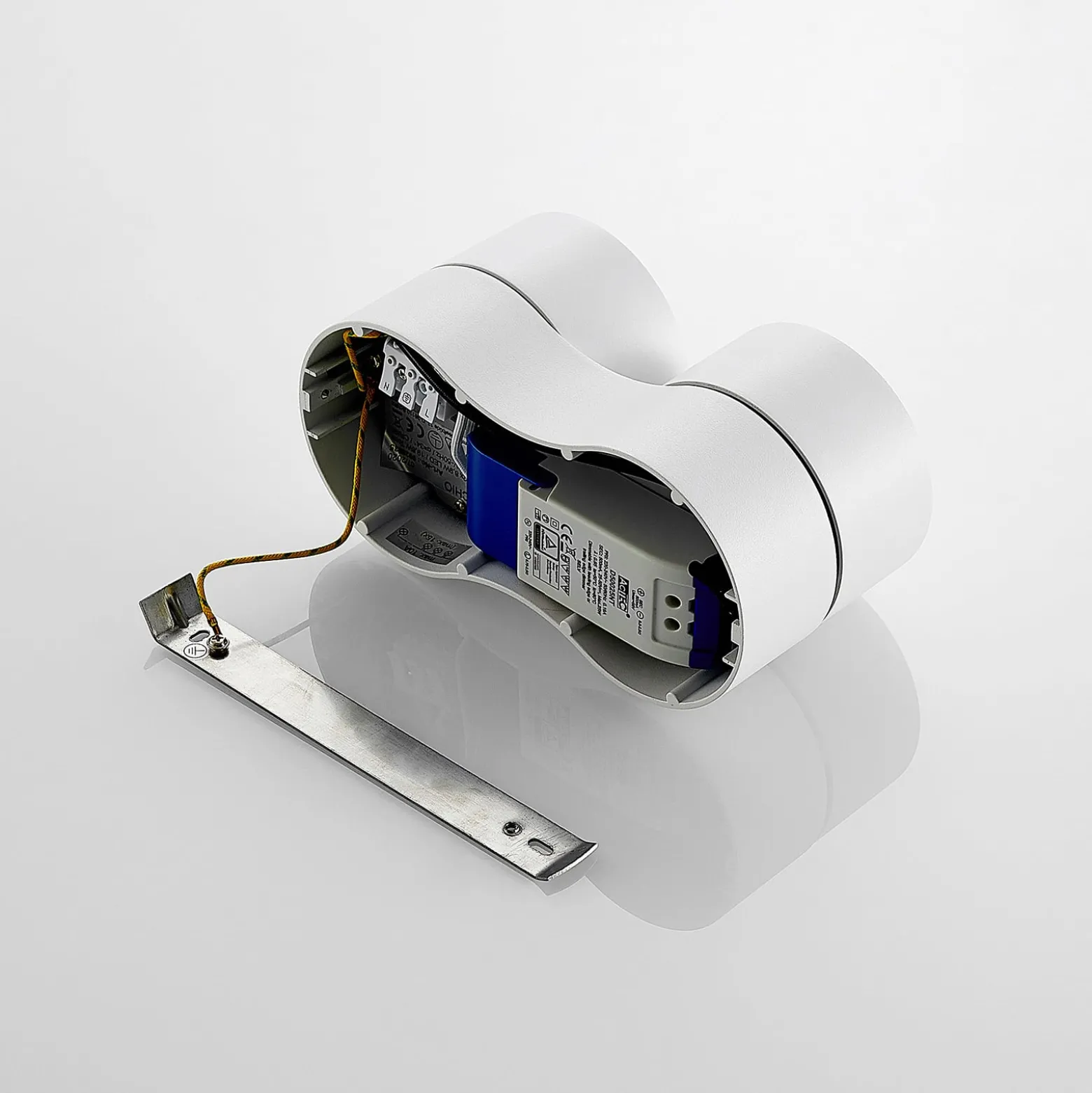 Arcchio LED-Deckenstrahler Rotari, weiß, 2-flg., 2270lm