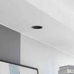 Arcchio LED-Downlight Niria, schwarz, 2.700K