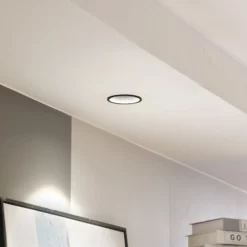 Arcchio LED-Downlight Niria, schwarz, 4.000K