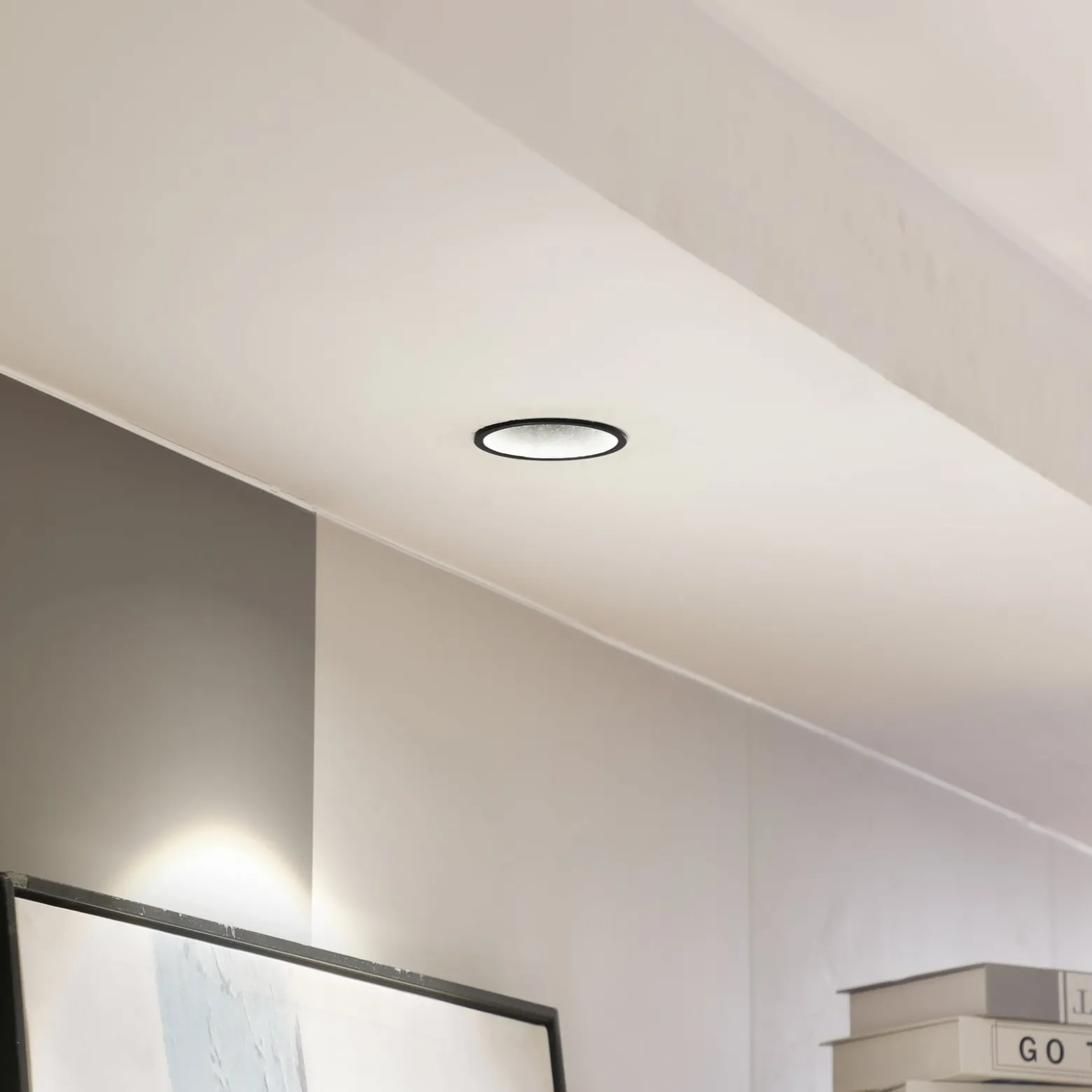 Arcchio LED-Downlight Niria, schwarz, 4.000K