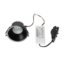 Arcchio LED-Downlight Niria, schwarz, 3.000K