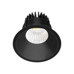 Arcchio LED-Downlight Niria, schwarz, 3.000K