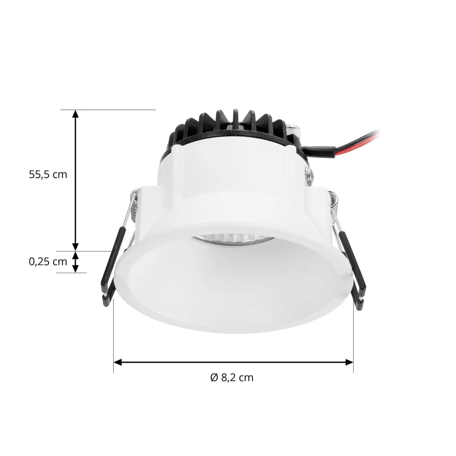 Arcchio LED-Downlight Niria, weiß, 2.700K