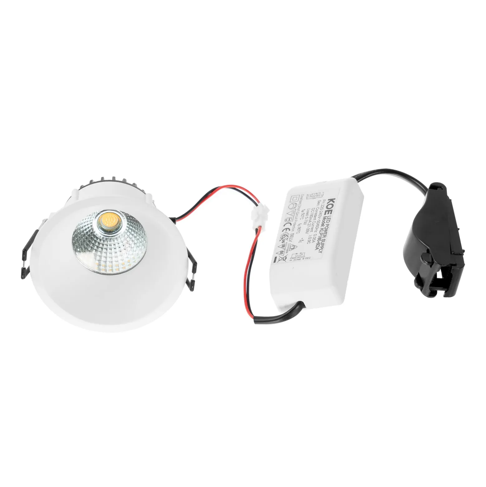Arcchio LED-Downlight Niria weiß, 3.000K