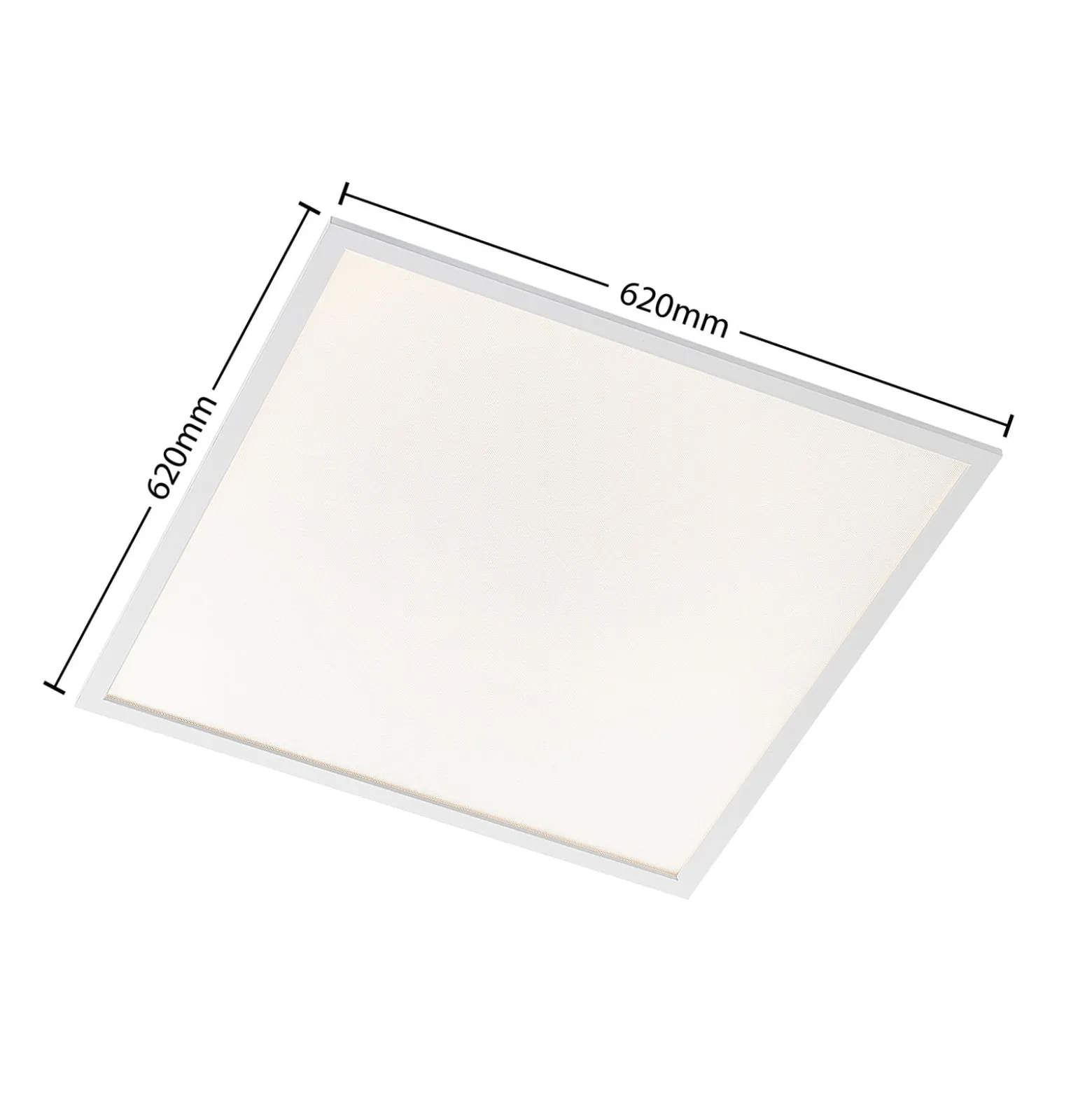 Arcchio LED-Einlegepanel Vinas, 62 cm, weiß, Aluminium, CCT