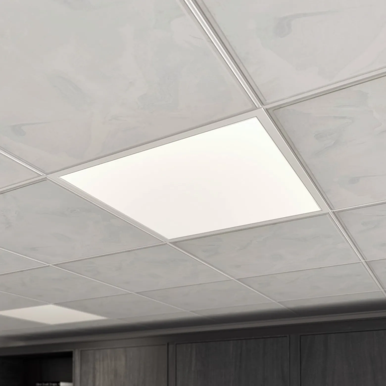 Arcchio LED-Einlegepanel Vinas, 62 cm, weiß, Aluminium, CCT