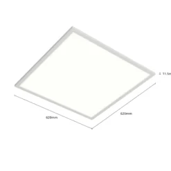Arcchio LED-Einlegepanel Vinas, 4.000 K, 36 W, 62 cm x 62 cm