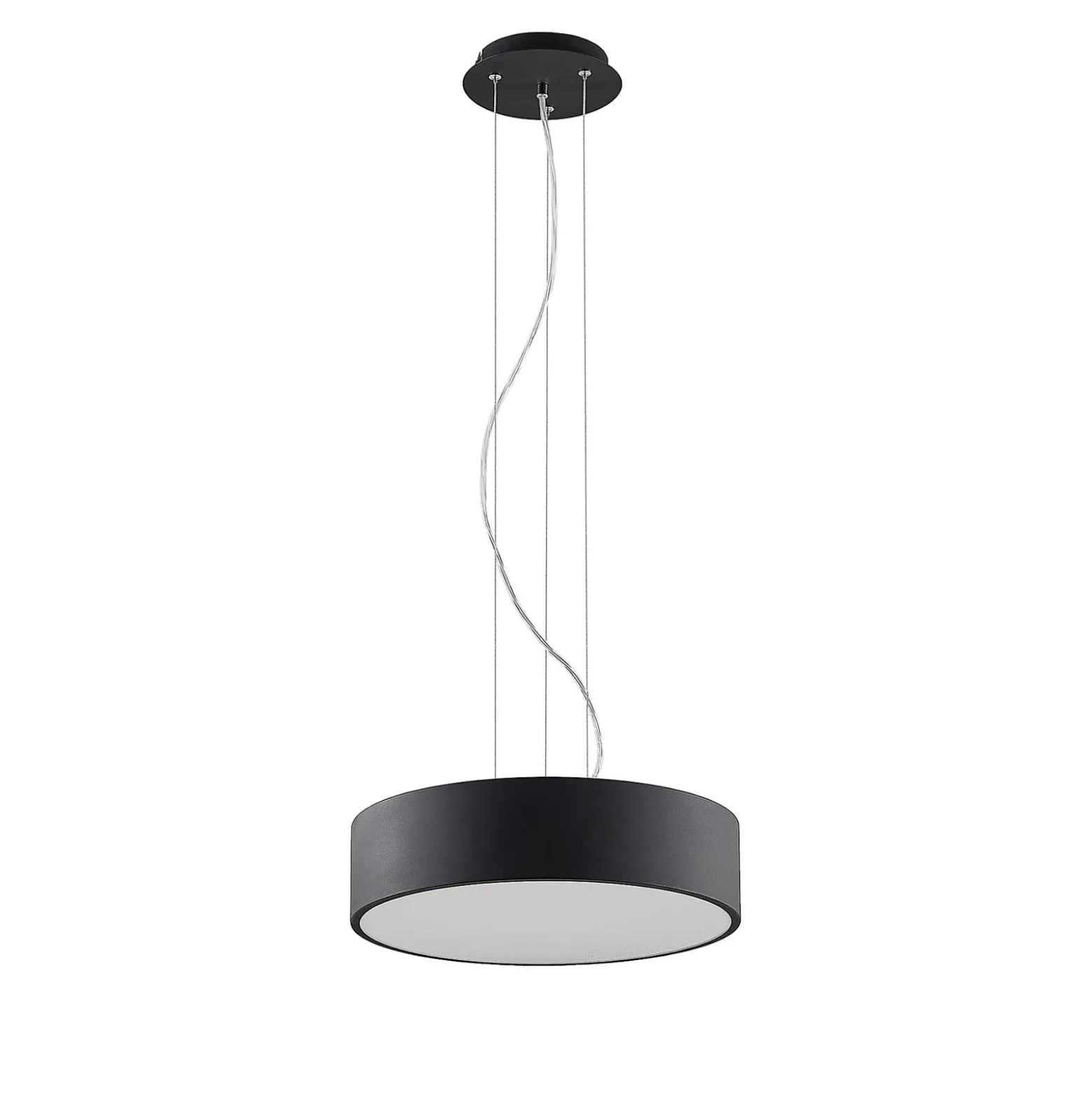 Arcchio LED-Hängelampe Noabelle, Ø 40 cm, schwarz, Metall