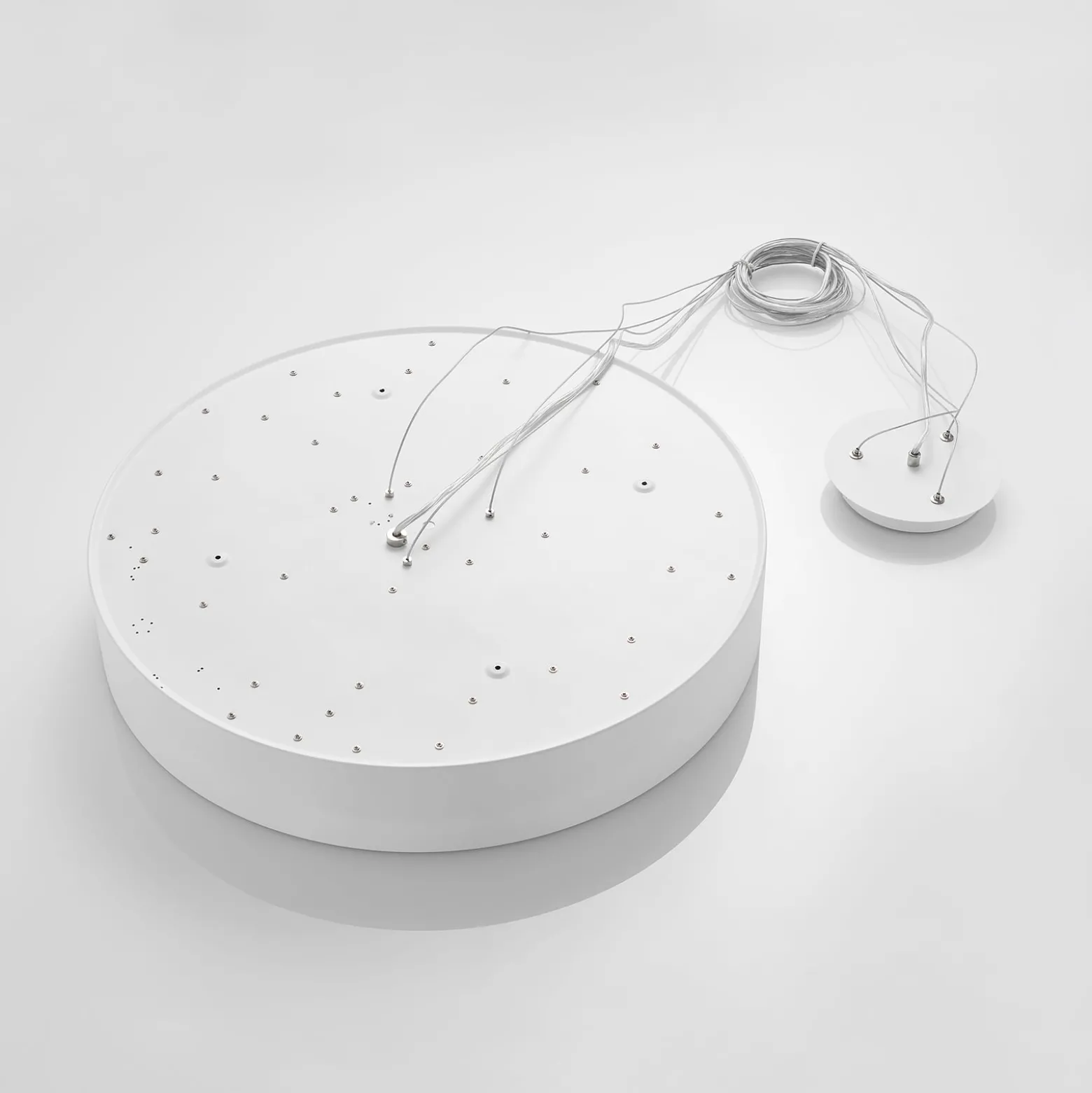 Arcchio LED-Hängelampe Noabelle, Ø 60 cm, weiß, Metall