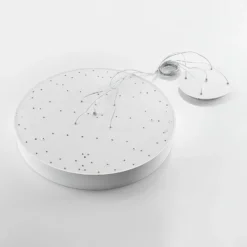 Arcchio LED-Hängelampe Noabelle, Ø 80 cm, weiß, Metall