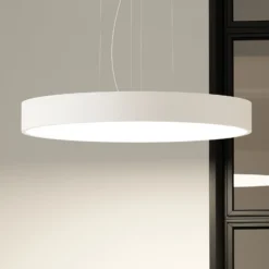 Arcchio LED-Hängelampe Noabelle, Ø 80 cm, weiß, Metall