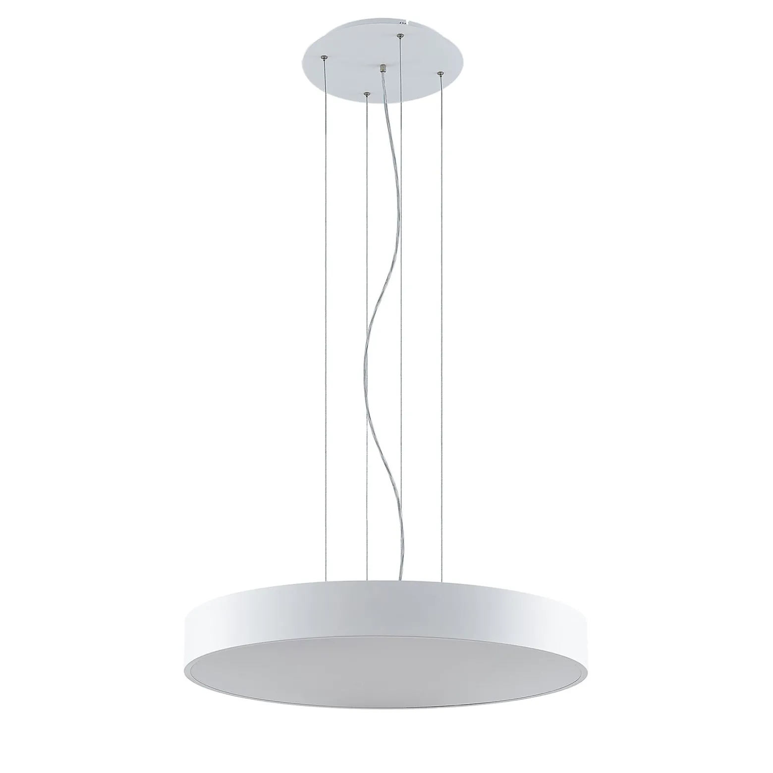 Arcchio LED-Hängelampe Noabelle, Ø 80 cm, weiß, Metall