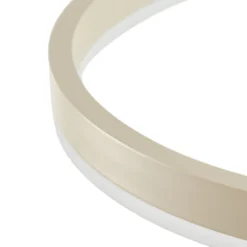 Arcchio LED-Hängeleuchte Albiona, beige, 1 Ring, Ø 40 cm