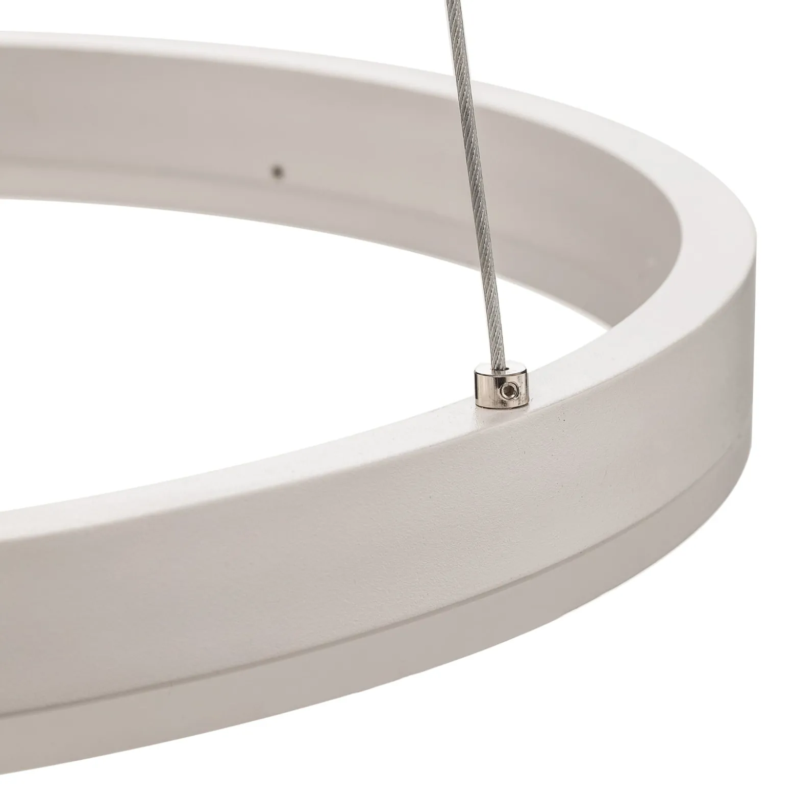 Arcchio LED-Hängeleuchte Albiona, weiß, 1 Ring, Ø 40 cm