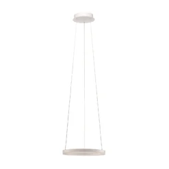 Arcchio LED-Hängeleuchte Albiona, weiß, 1 Ring, Ø 40 cm