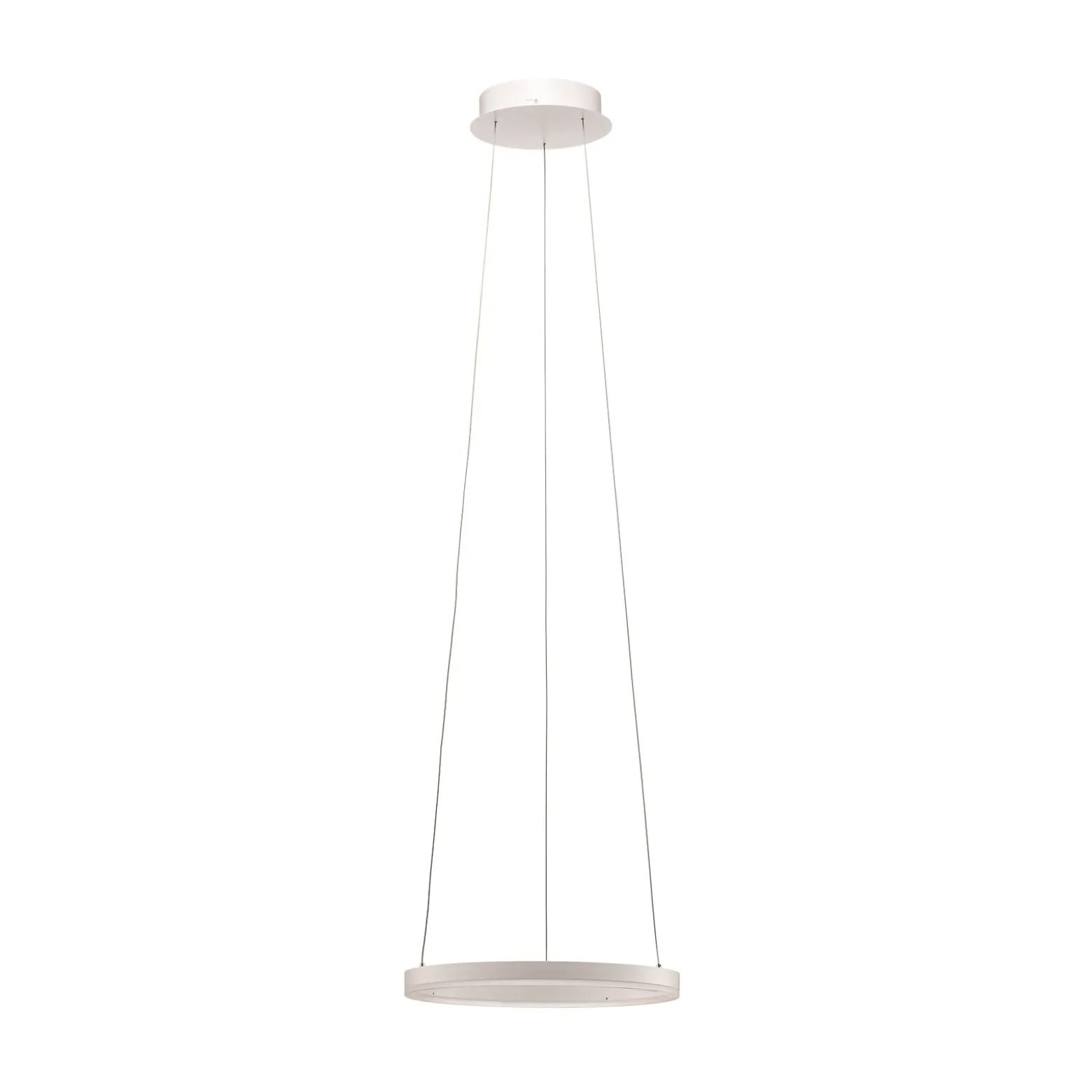 Arcchio LED-Hängeleuchte Albiona, weiß, 1 Ring, Ø 40 cm