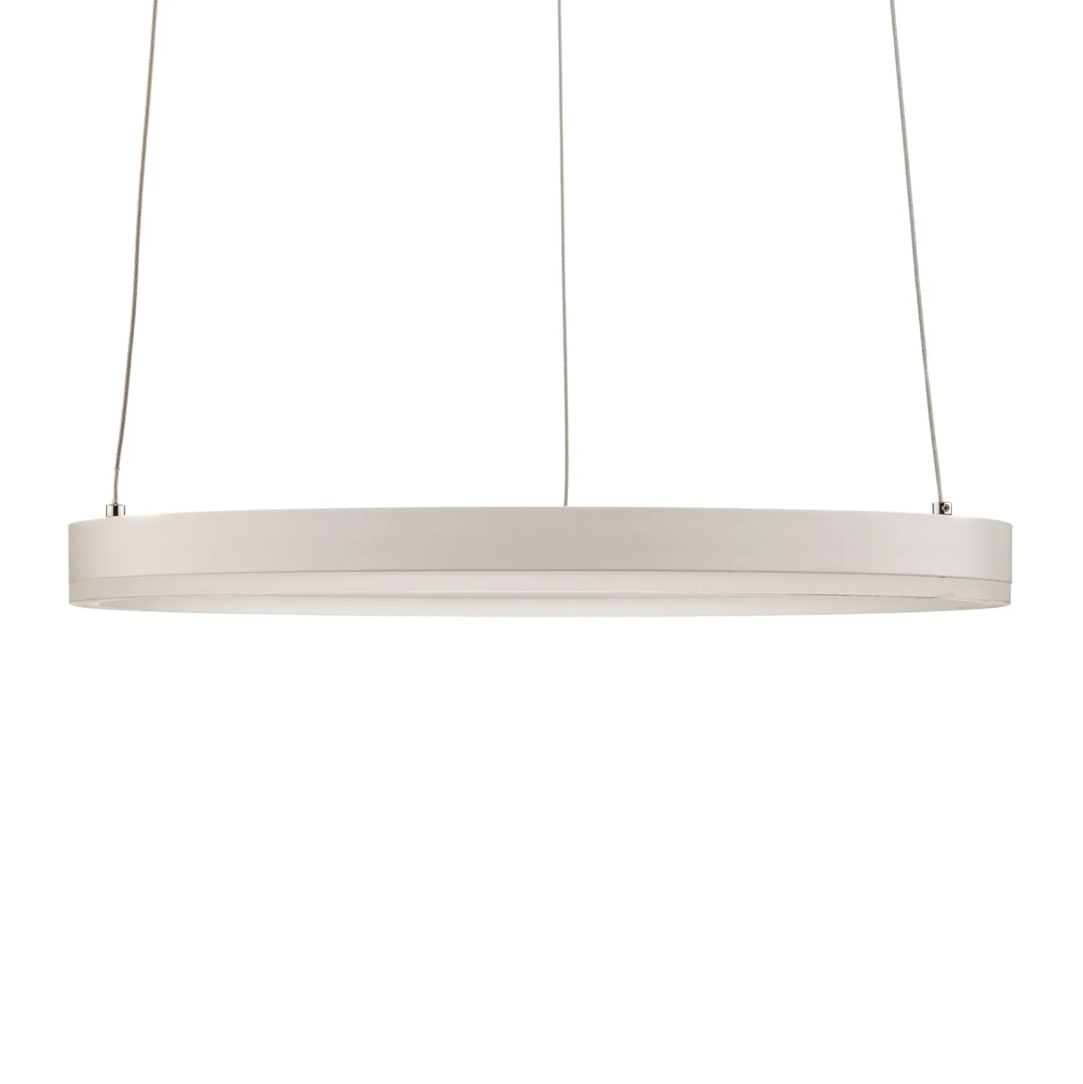 Arcchio LED-Hängeleuchte Albiona, weiß, 1 Ring, Ø 40 cm