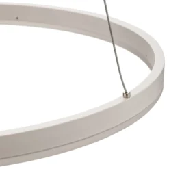 Arcchio LED-Hängeleuchte Albiona, weiß, 1 Ring, Ø 60 cm