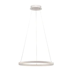 Arcchio LED-Hängeleuchte Albiona, weiß, 1 Ring, Ø 60 cm