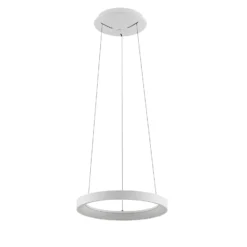 Arcchio LED-Hängeleuchte Vivy, Ø 38 cm, weiß, Metall