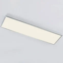 Arcchio LED-Panel Arthur, 120 x 30 cm, silber, 4000 K
