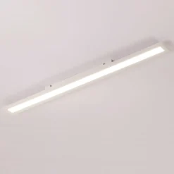 Arcchio LED-Panel Arya, 120 cm, weiß, dimmbar, Aluminium