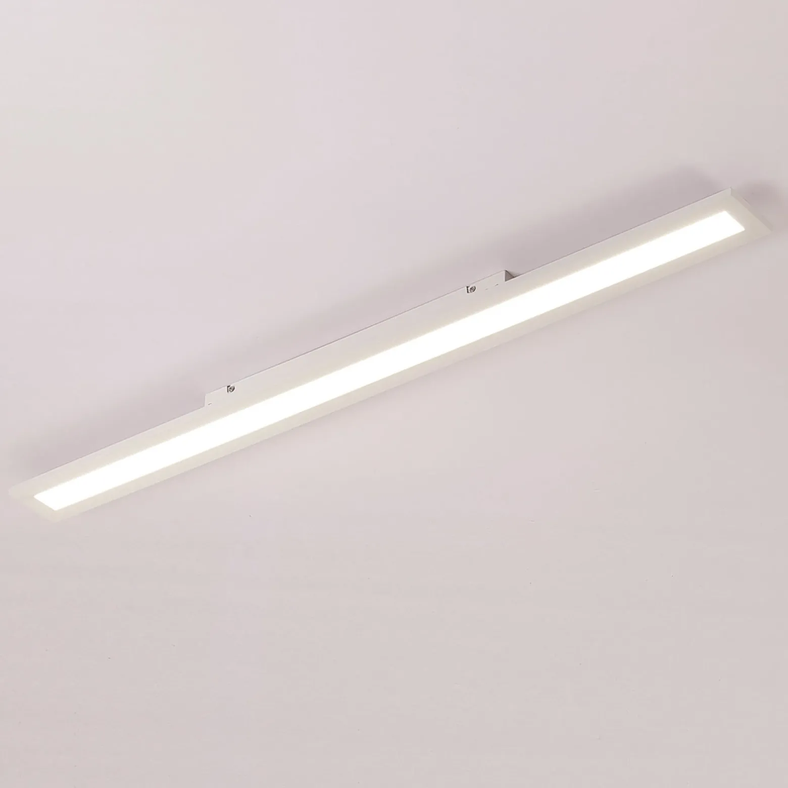 Arcchio LED-Panel Arya, 120 cm, weiß, dimmbar, Aluminium
