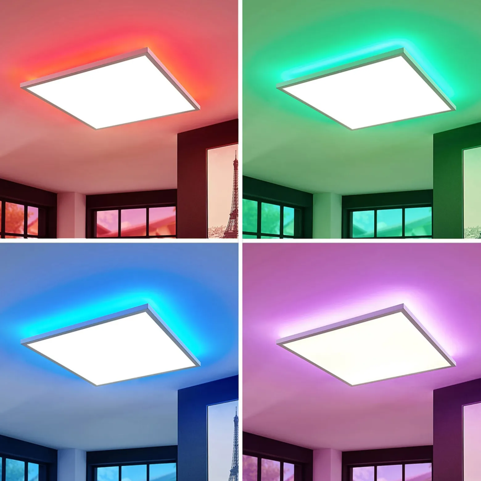 Arcchio LED-Panel Brenda, 60 cx 60 cm, CCT, Fernbedienung