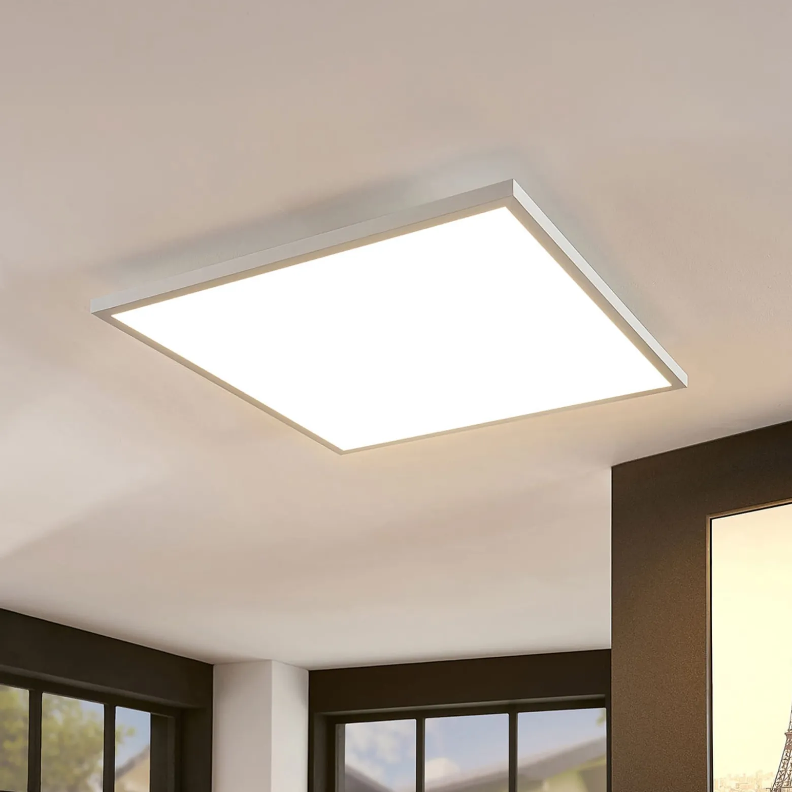 Arcchio LED-Panel Brenda, 60 cx 60 cm, CCT, Fernbedienung