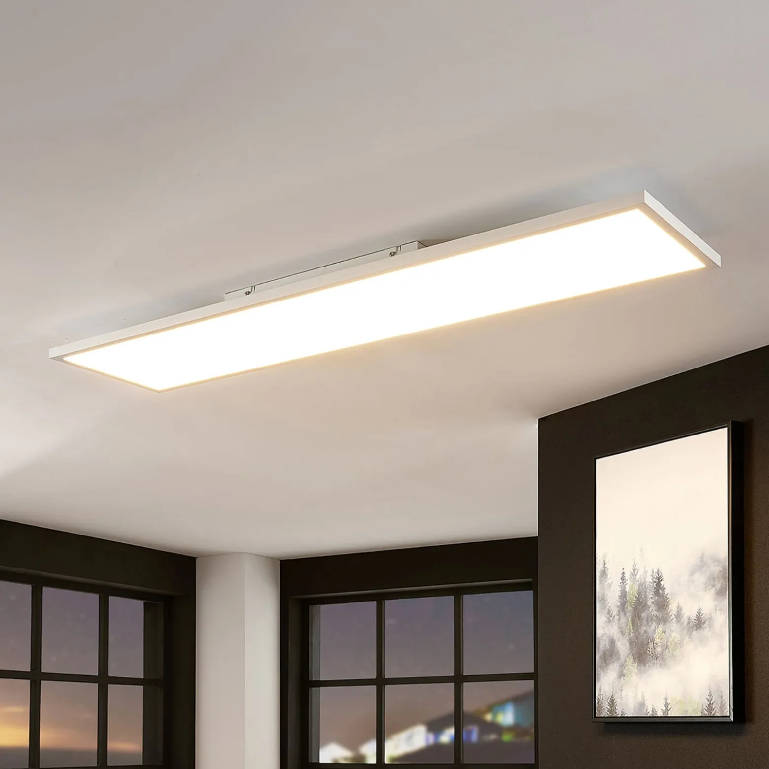Arcchio LED-Panel Brenda, 120 x 30 cm, CCT, Fernbedienung
