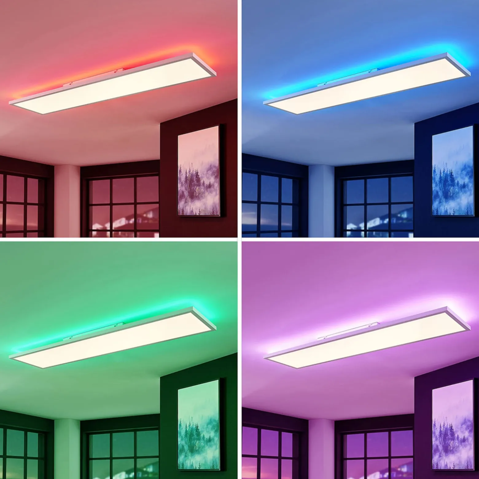 Arcchio LED-Panel Brenda, 120 x 30 cm, CCT, Fernbedienung