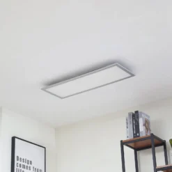 Arcchio LED-Panel Lyndra, 80 cm, silber, Alu, dimmbar, CCT