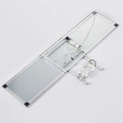 Arcchio LED-Panel Lysander, silber, 119cm, 32W, CCT, dimmbar