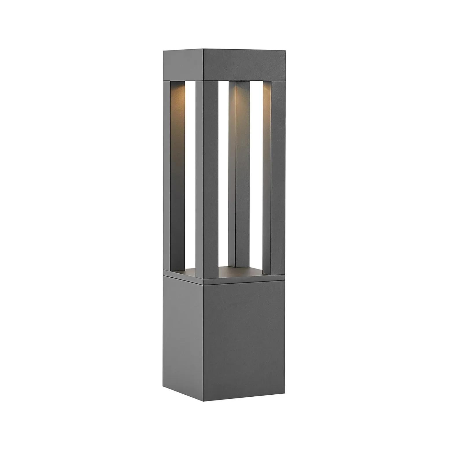 Arcchio LED-Pollerleuchte Lienna, 60 cm, grau, Metall, IP65