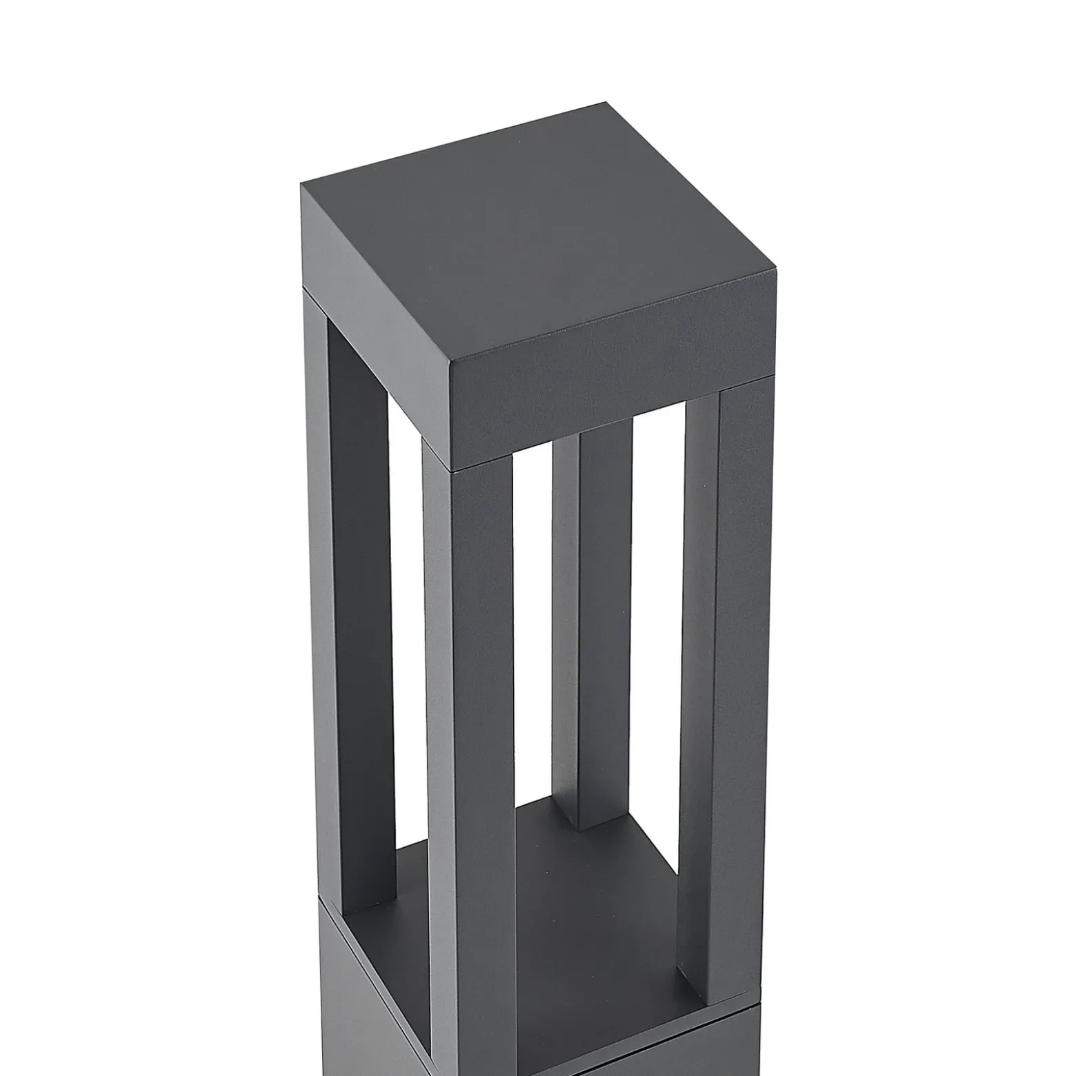 Arcchio LED-Pollerleuchte Lienna, 60 cm, grau, Metall, IP65