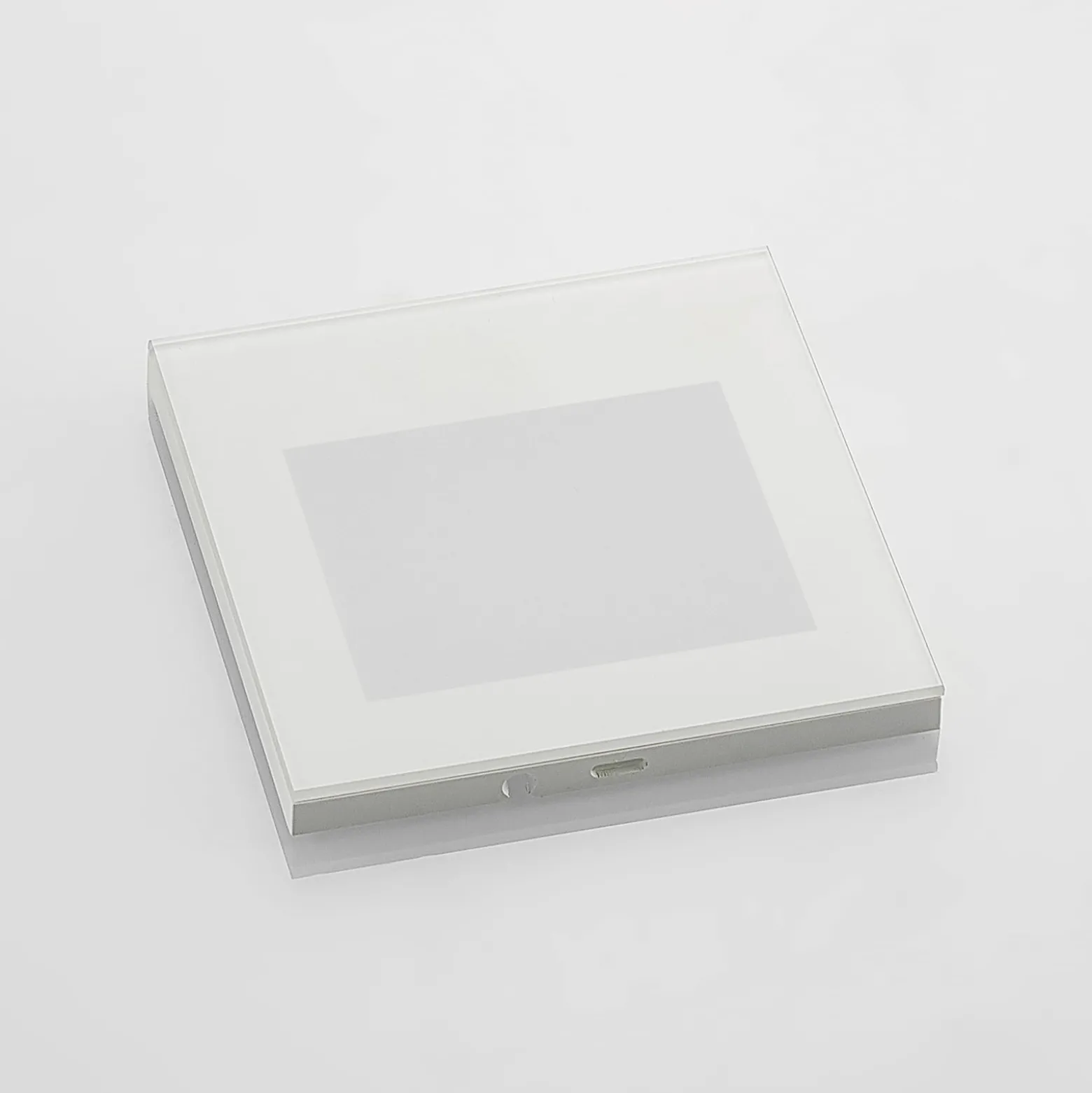 Arcchio LED-Wandeinbaulampe Zamo, weiß, 11 cm, Metall, IP65