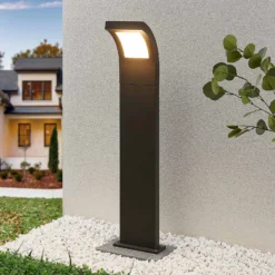 Arcchio LED-Wegelampe Advik, 100 cm, anthrazit, Metall, IP65