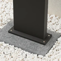 Arcchio LED-Wegelampe Advik, 100 cm, anthrazit, Metall, IP65