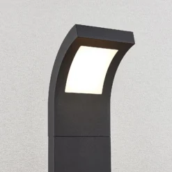 Arcchio LED-Wegelampe Advik, 100 cm, anthrazit, Metall, IP65