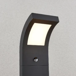Arcchio LED-Wegelampe Advik, 100 cm, anthrazit, Sensor, IP54