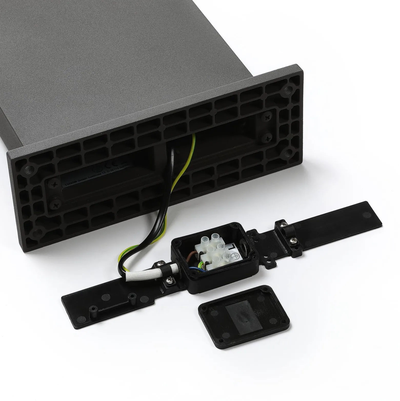 Arcchio LED-Wegelampe Advik, IP65, 60 cm, anthrazit, Metall