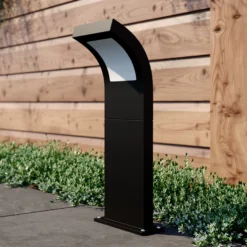 Arcchio LED-Wegelampe Advik, IP65, 60 cm, anthrazit, Metall