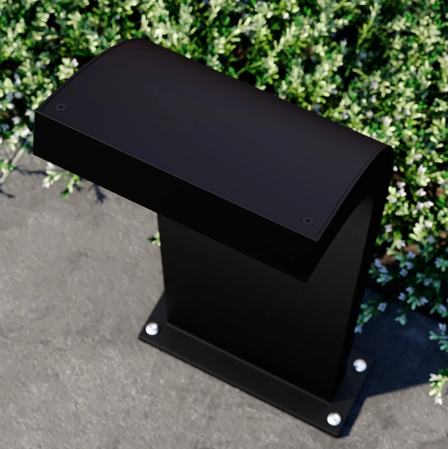Arcchio LED-Wegelampe Advik, IP65, 60 cm, anthrazit, Metall