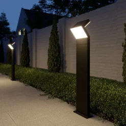 Arcchio LED-Wegeleuchte Havin, anthrazit, Metall, 100cm