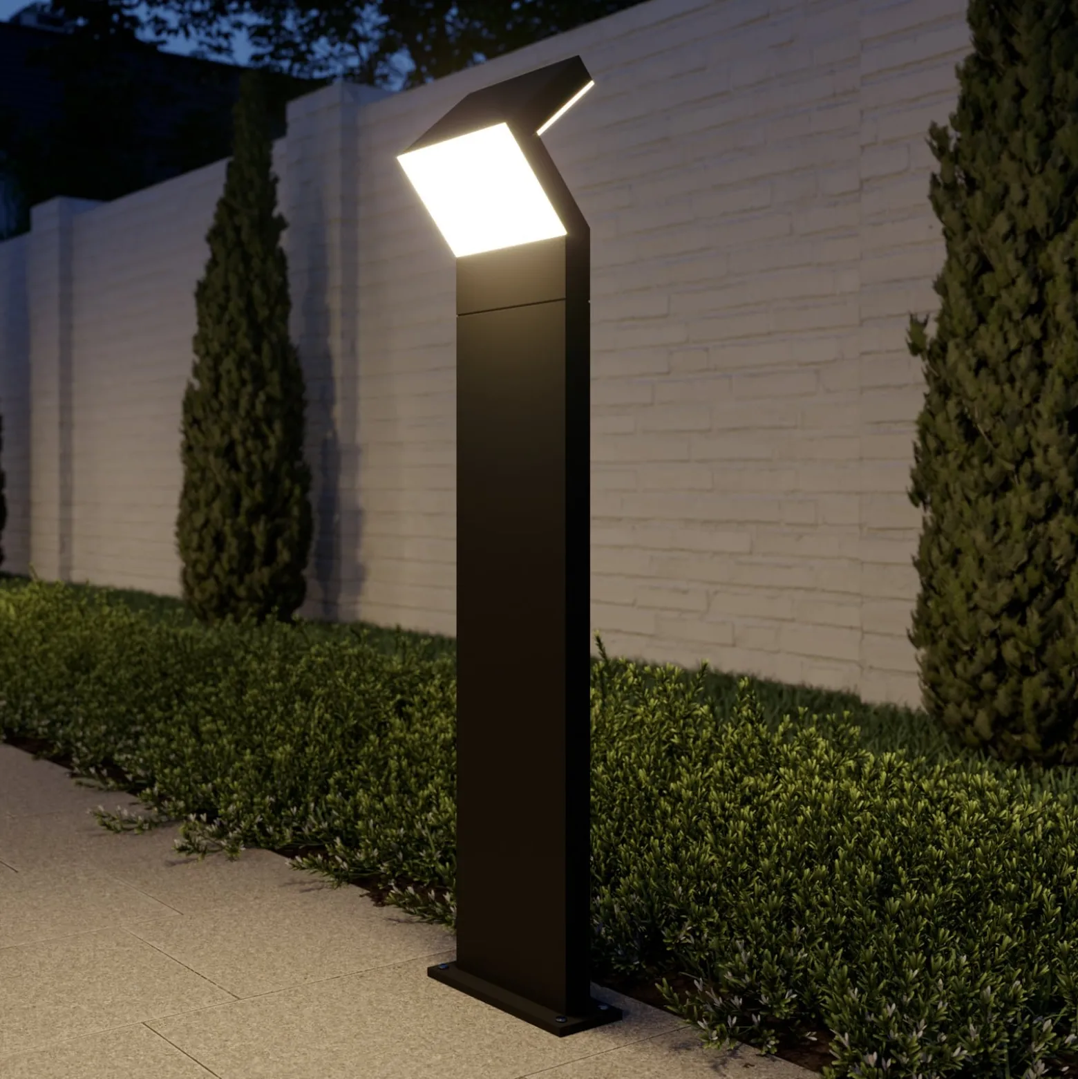 Arcchio LED-Wegeleuchte Havin, anthrazit, Metall, 100cm