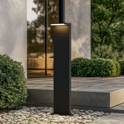 Arcchio LED-Wegeleuchte Iberion, 90 cm, anthrazit, Metall
