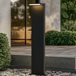 Arcchio LED-Wegeleuchte Iberion, 90 cm, anthrazit, Metall