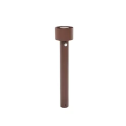 Arcchio LED-Wegeleuchte Milten, 65 cm, Rost, IP65, Sensor