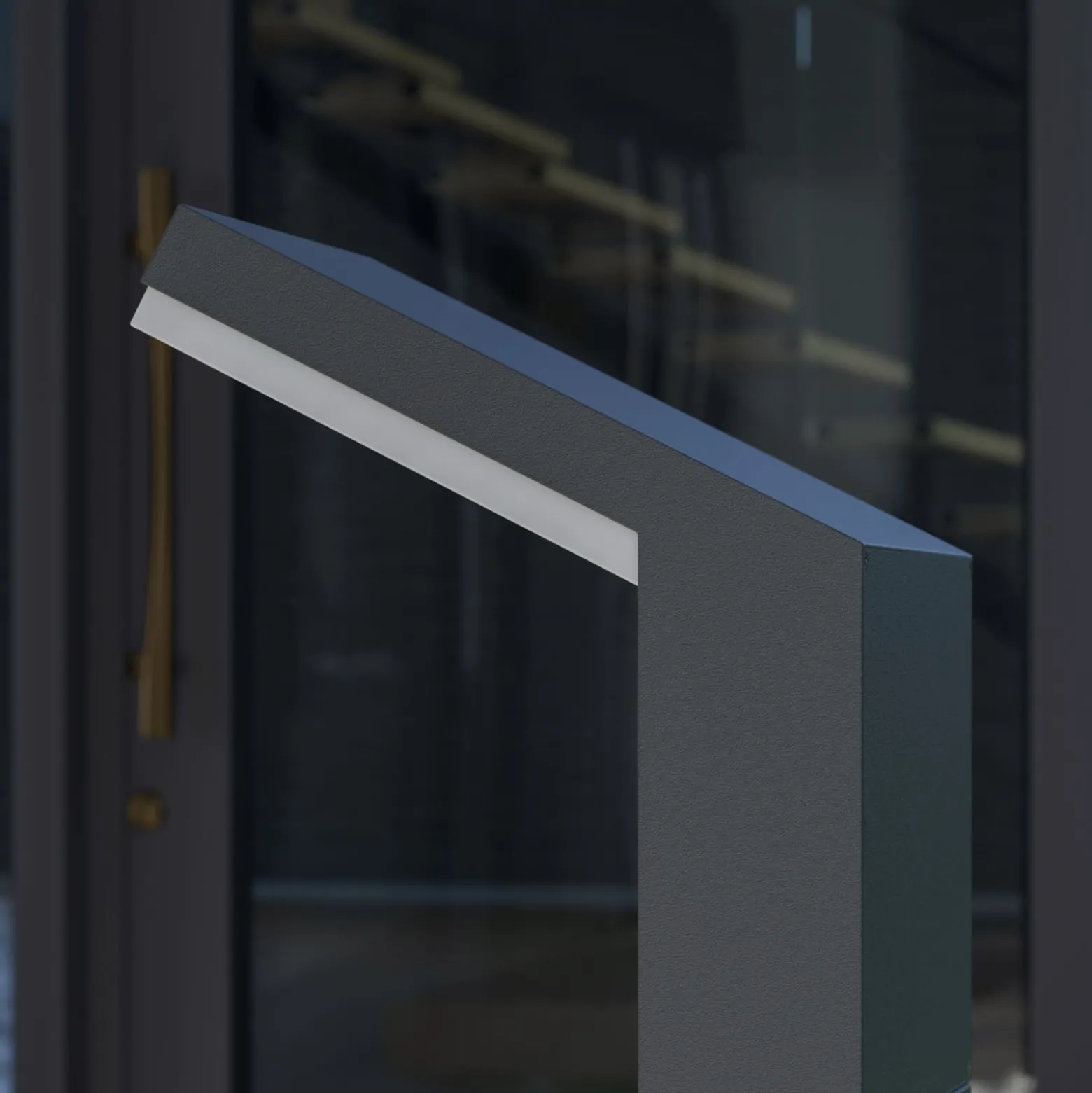 Arcchio LED-Wegeleuchte Yolena, Sensor, 100cm, anthrazit